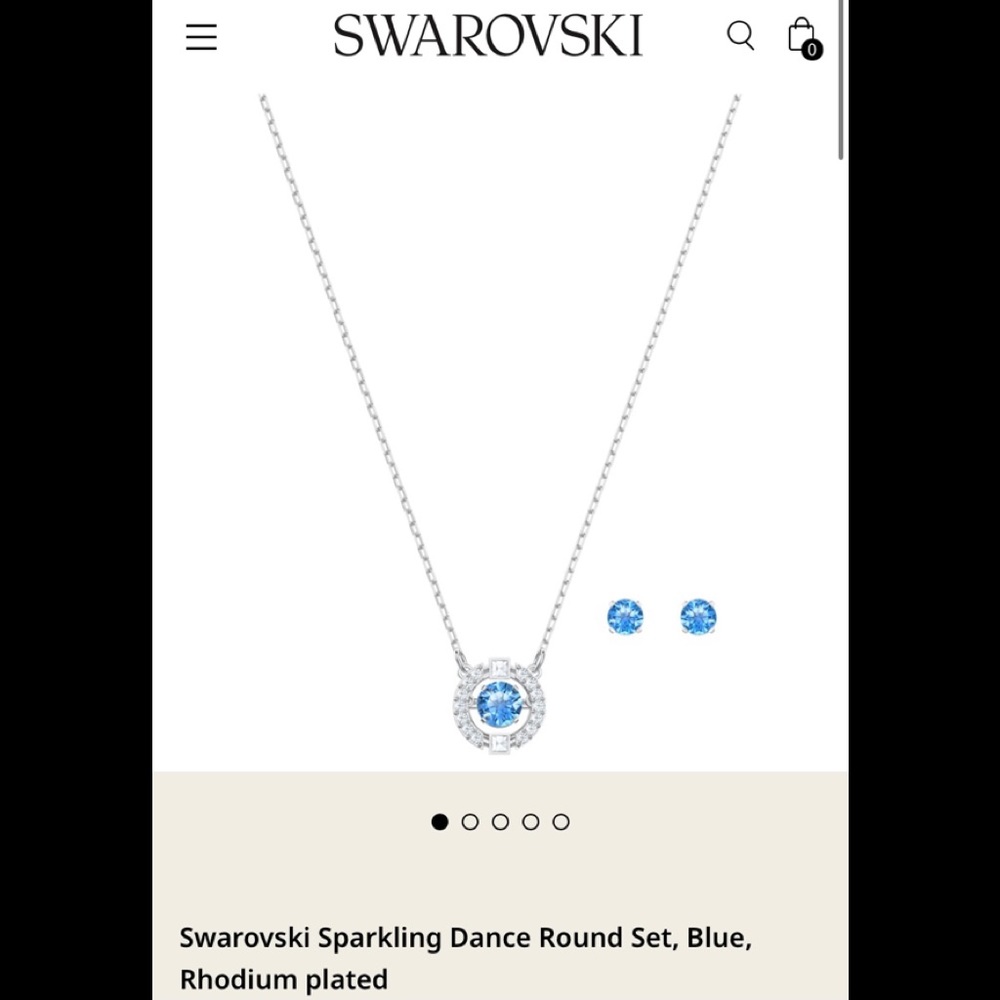 SOLD BNWT Swarovski Sparkling Dance Round Set